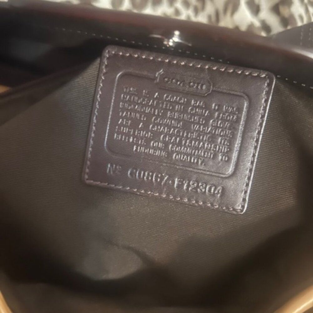 Coach F12304 Vintage Y2k Glove Tanned/Brown buckle Soho shoulder bag (Leather) - Picture 8 of 15
